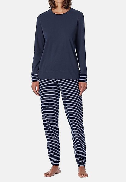 uncover by SCHIESSER Pyjama Basic (Set, 2 tlg) Schlafanzug - Baumwolle - At günstig online kaufen