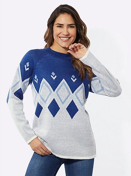 Sieh an! Strickpullover Stehkragenpullover . günstig online kaufen