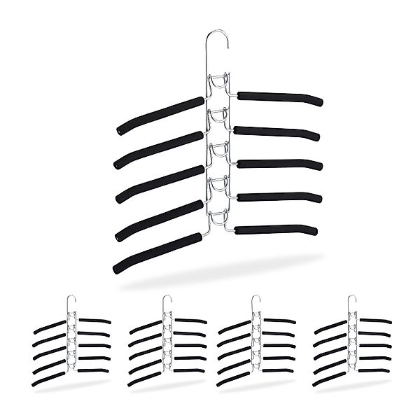 relaxdays Mehrfach-Kleiderbügel 5er Set, (5er Set) günstig online kaufen