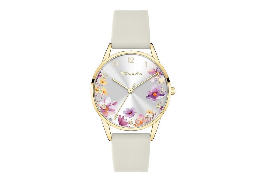 Tamaris Quarzuhr Flower Combination Edelstahl günstig online kaufen