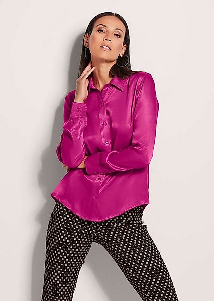 MADELEINE Hemdbluse Elegante Viskosebluse mit Hemdkragen Blusenshirt mit du günstig online kaufen