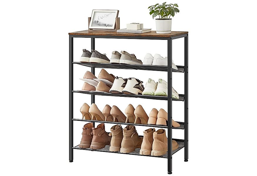 VASAGLE Schuhregal Schuhablage, platzsparend für Eingangsbereich Flur, Meta günstig online kaufen