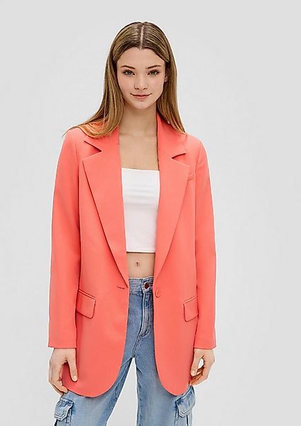 QS Jackenblazer Indoor-Blazer Longblazer mit Taftfutter günstig online kaufen