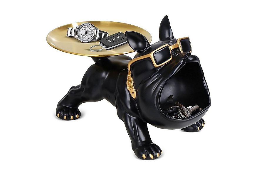 BlingBin Dekoschale FranzöSische Bulldogge Tablett Deko, Bulldogge Statue S günstig online kaufen