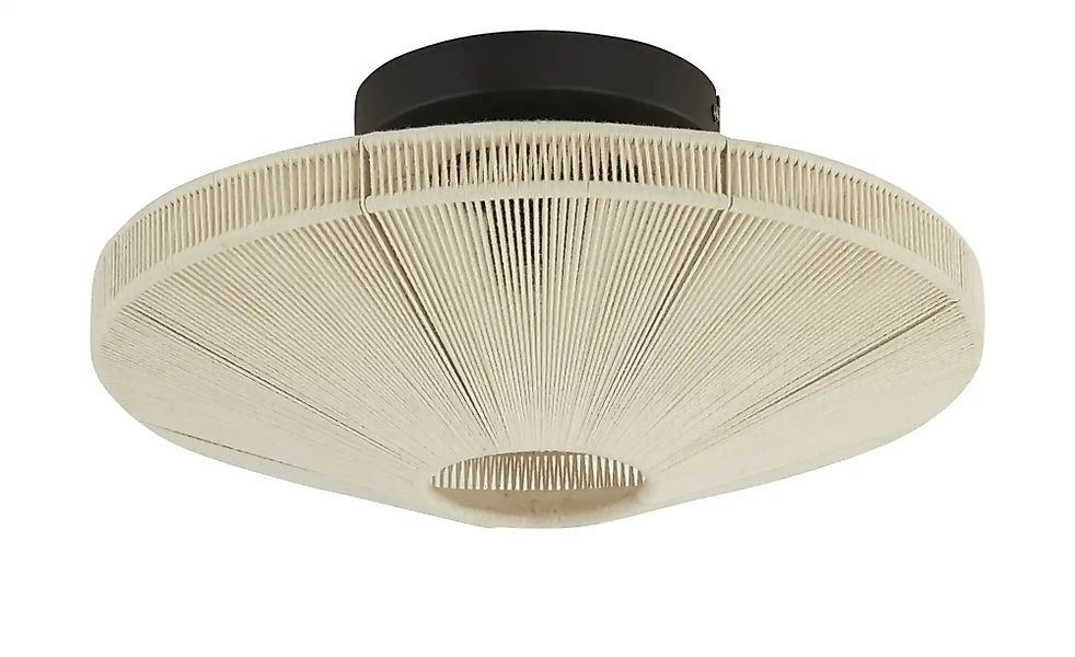 Deckenleuchte  Midsumer ¦ creme ¦ Maße (cm): H: 17,5  Ø: 38 Lampen & Leucht günstig online kaufen