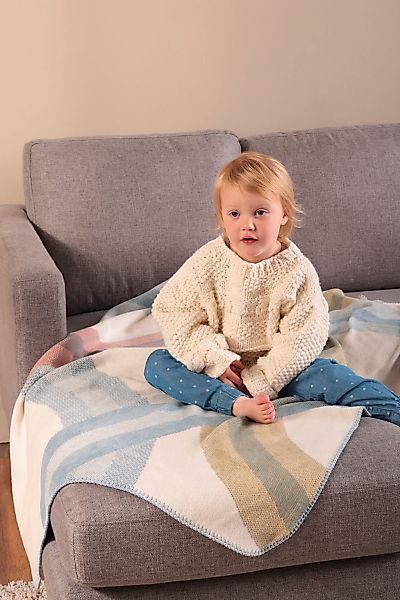 Biederlack Kinderdecke "Kinderdecke Turn" Kinderdecke Turn mit bunten Linie günstig online kaufen