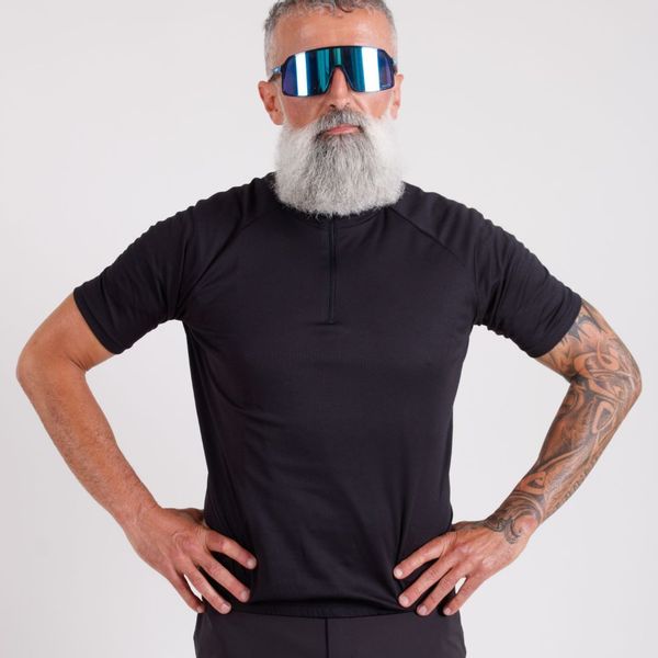 Alpensattel Radtrikot Halfzip Sportlicher Schnitt – günstig online kaufen