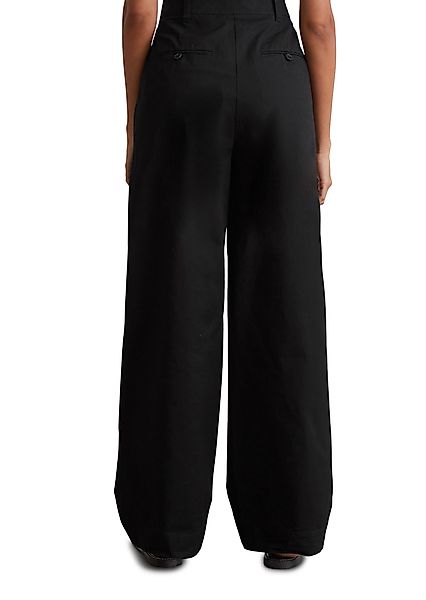 Marc O'Polo Bundfaltenhose weit, aus Twill, günstig online kaufen