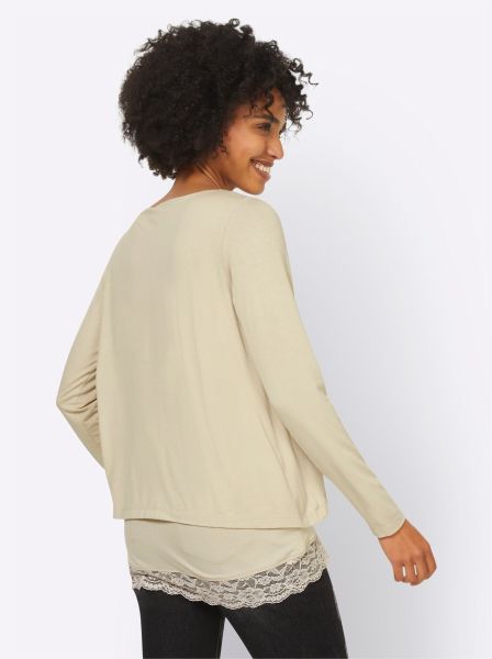 heine 2-in-1-Langarmshirt "Shirt 2 in 1" 1 Stk. tlg. günstig online kaufen