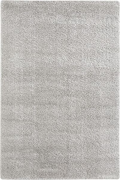my home Hochflor-Teppich "Canberra" rechteckig 40 mm Höhe Uni Farben, weich günstig online kaufen
