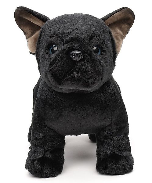 Uni-Toys Kuscheltier Französische Bulldogge (schwarz) - Mit/Ohne Leine - 26 günstig online kaufen