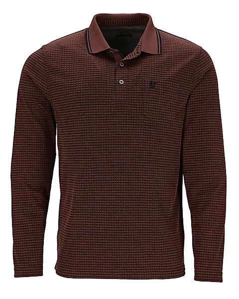 Hajo Poloshirt Softknit-Polo in Karojacquard allover günstig online kaufen