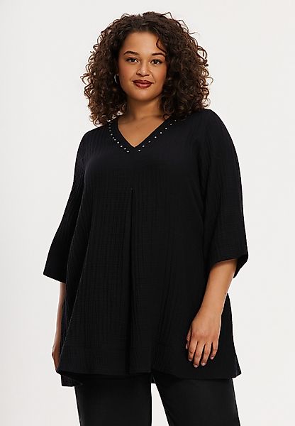 YOEK Tunika Damen Tunika mit V-Ausschnitt günstig online kaufen