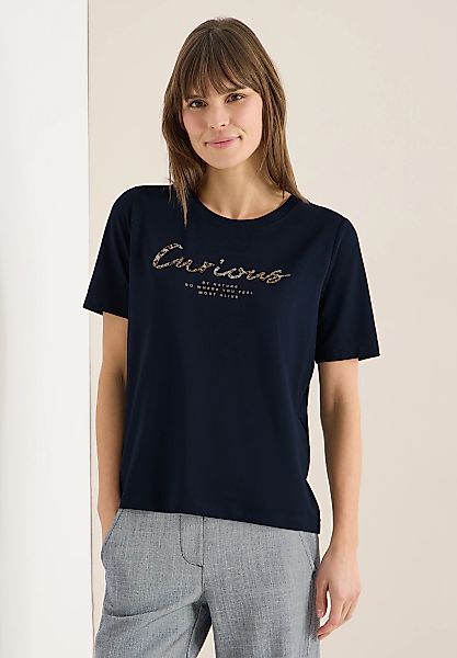 Cecil T-Shirt mit Rundhalsausschnitt günstig online kaufen