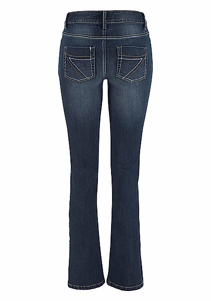 Arizona Bootcut-Jeans "mit Kontrastnähten", Mid Waist günstig online kaufen