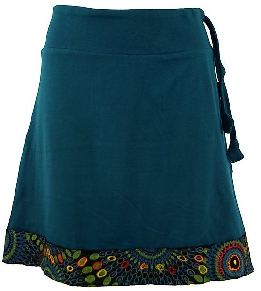 Guru-Shop Minirock Minirock mit besticktem Saum, günstig online kaufen