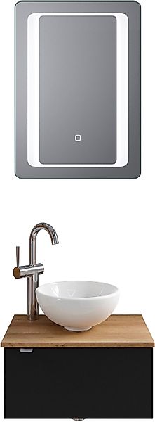 Saphir Badmöbel-Set "Serie 6915" 4 Stk. tlg. Gäste-Bad, 51 cm breit, mit LE günstig online kaufen