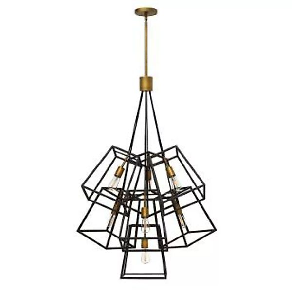 Bronze Deckenleuchte TORRE kürzbar 7-flmg Lampe günstig online kaufen