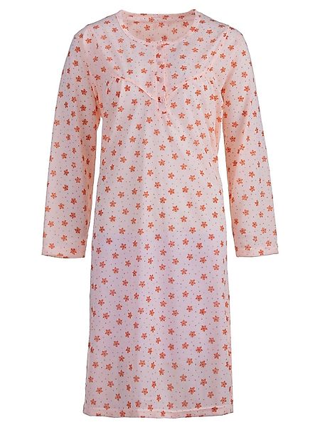 Lucky Nachthemd Nachthemd Langarm - Blüten günstig online kaufen