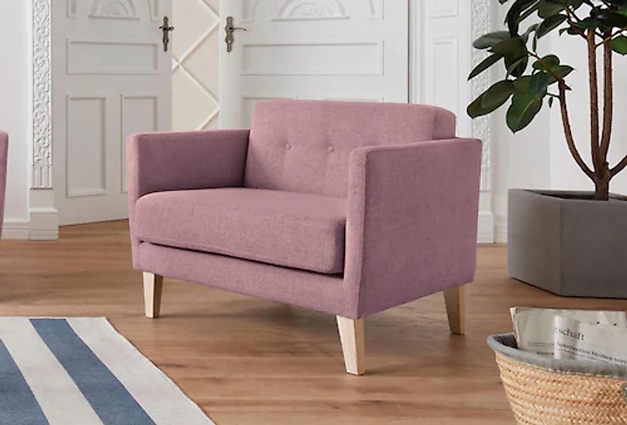 andas Sessel »Raadal«, in skandinavischer Optik, mit Knopfheftung, Design b günstig online kaufen