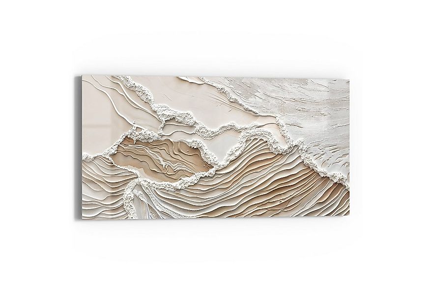 DEQORI Glasbild 'Sandwellenzauber', 'Sandwellenzauber', Glas Wandbild Bild günstig online kaufen