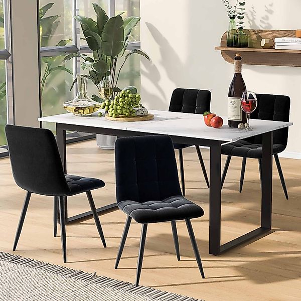 HAUSS SPOLE Esstisch 140/180x80x75cm Teleskoptisch, Beine günstig online kaufen