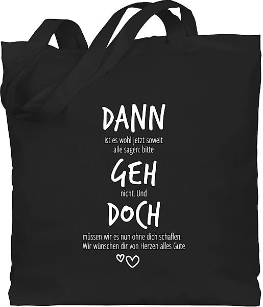 Shirtracer Umhängetasche Dann geh doch mit günstig online kaufen