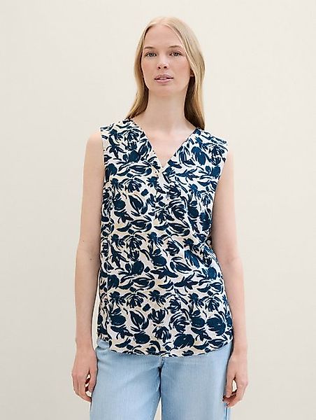 TOM TAILOR Blusentop Bluse mit Livaeco mit Faltenlegung günstig online kaufen