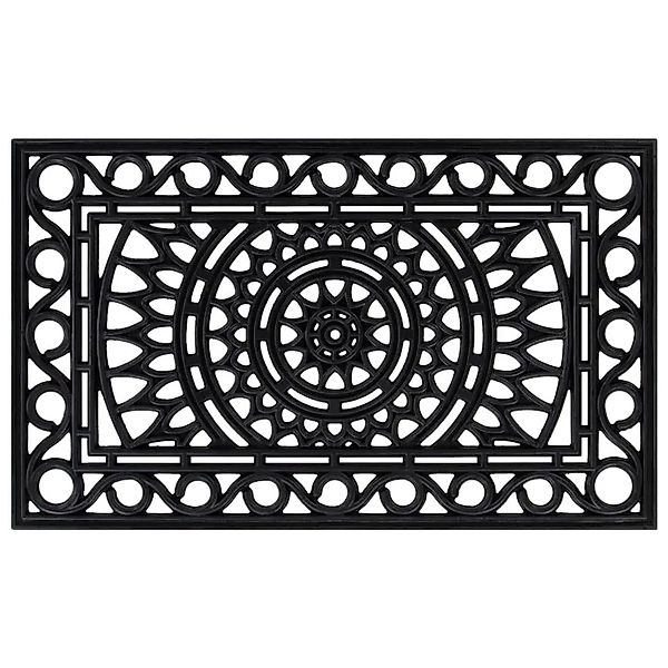 vidaXL Fußmatte Rechteckig 45x75 cm Gummi 155660 günstig online kaufen