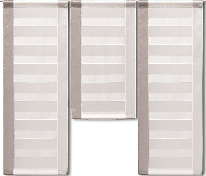 EXPERIENCE Scheibengardine 3er Set Miniflächen Scheibengardine Bistrogardin günstig online kaufen