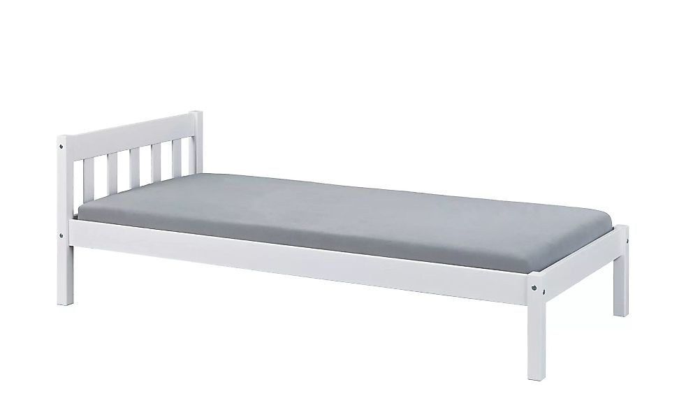 Bett - weiß - 98 cm - 70 cm - Betten > Bettgestelle - Möbel Kraft günstig online kaufen