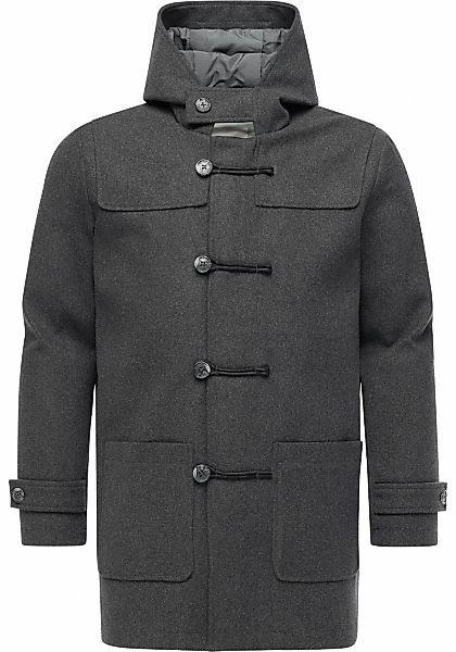 Ragwear Dufflecoat "Duffie YOUMODO", Funktionaler Herren Fleece-Mantel günstig online kaufen