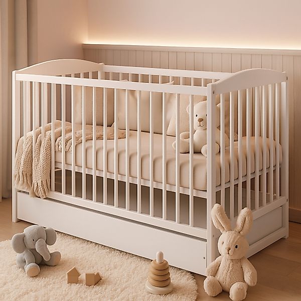 Alavya Home® Babybett NALA, Komplettset Gitterbett günstig online kaufen