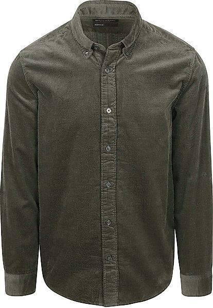 Marc O'Polo Hemd Corduroy Mangrove - Größe M günstig online kaufen