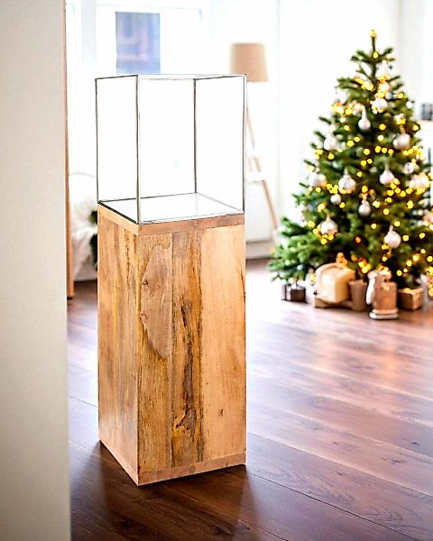 GILDE Bodenwindlicht "Windlicht, Kerzenhalter Säule, 91.26x26cm, Geschenkid günstig online kaufen