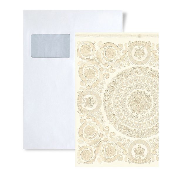 PROFHOME 1 MUSTERSTÜCK S-370551-GU DIN A4 MUSTER der Ornament Tapete günstig online kaufen