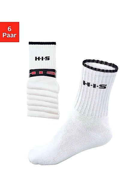 H.I.S Sportsocken (Packung, 6-Paar) mit Frottee günstig online kaufen