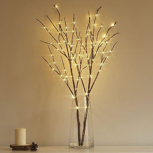 MUPOO LED-Leuchtzweig LED Leuchtzweig LED-Dekolicht Batteriebetrieben günstig online kaufen