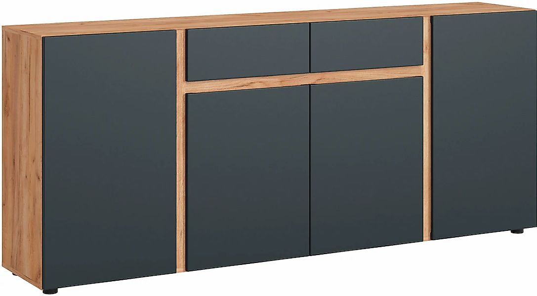 Home affaire Sideboard "Morongo" Breite ca. 201 cm günstig online kaufen