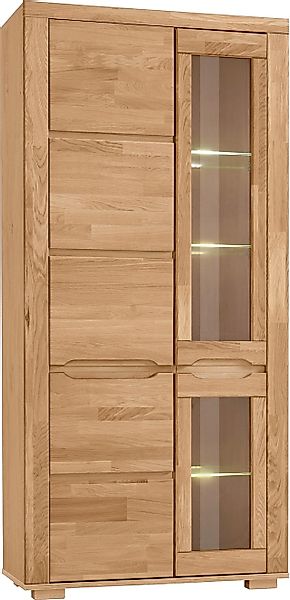 Home affaire Vitrine »DENIS70, Wohnzimmer, viel Stauraum, verstellbaren Ein günstig online kaufen