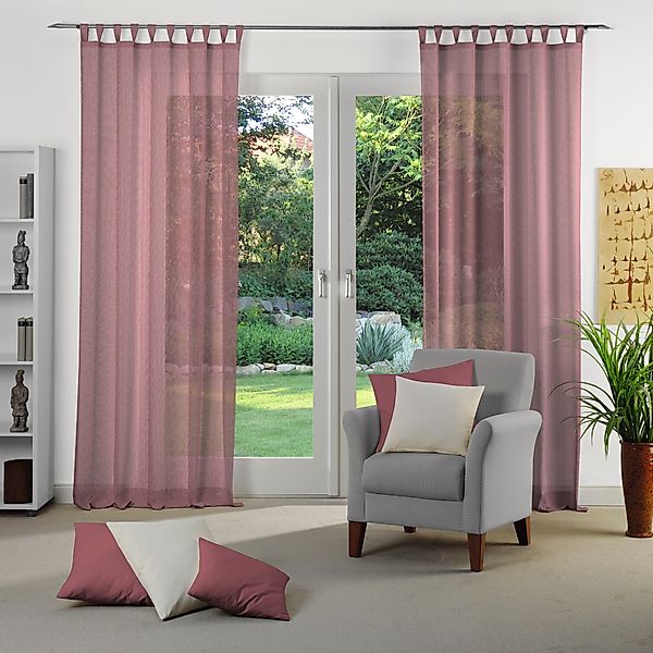 Wirth Vorhang "Sunday" Schlaufen 1 Stk. tlg. nach Maß günstig online kaufen