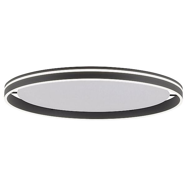 Q-Smart LED Deckenleuchte Q-Vito in Anthrazit tunable white inkl. Fernbedie günstig online kaufen