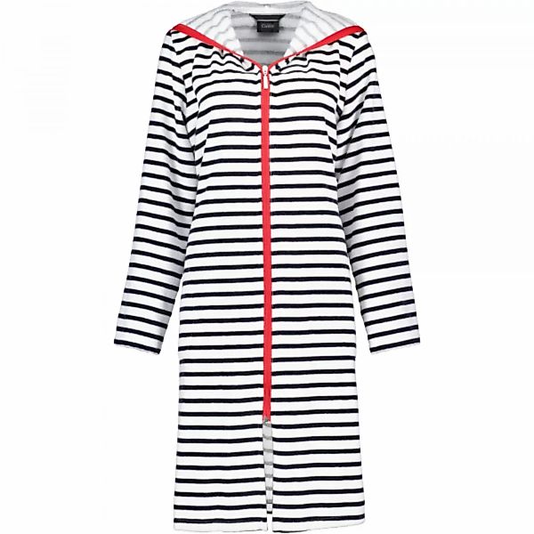 Cawö Damenbademantel Streifen 1244 Kurzmantel mit günstig online kaufen