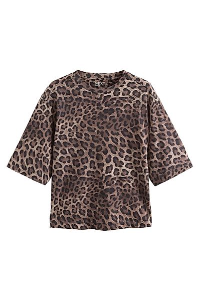 Next T-Shirt Kastiges Relaxed Fit T-Shirt günstig online kaufen