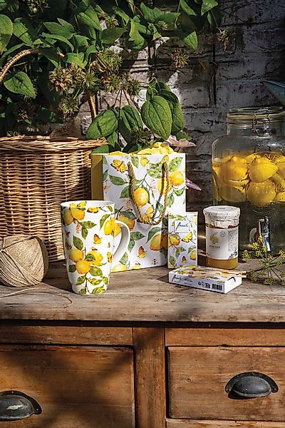 Ambiente® Tischläufer Fresh lemons (1-tlg, 1-teilig), Tischläufer Tischdeck günstig online kaufen