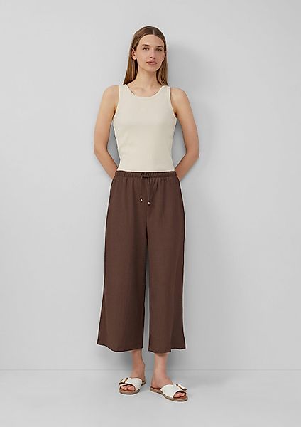 s.Oliver Culotte Hose Strukturierte Culotte mit günstig online kaufen