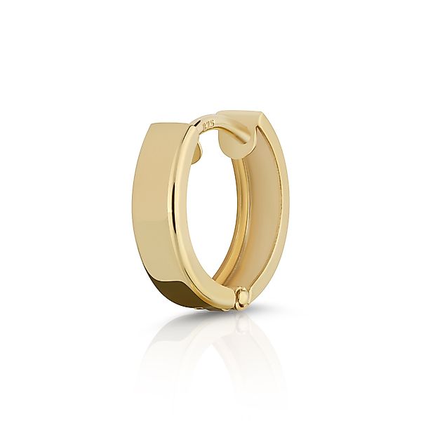 NKlaus Klappcreolen Einzel 375 Gelb Gold günstig online kaufen