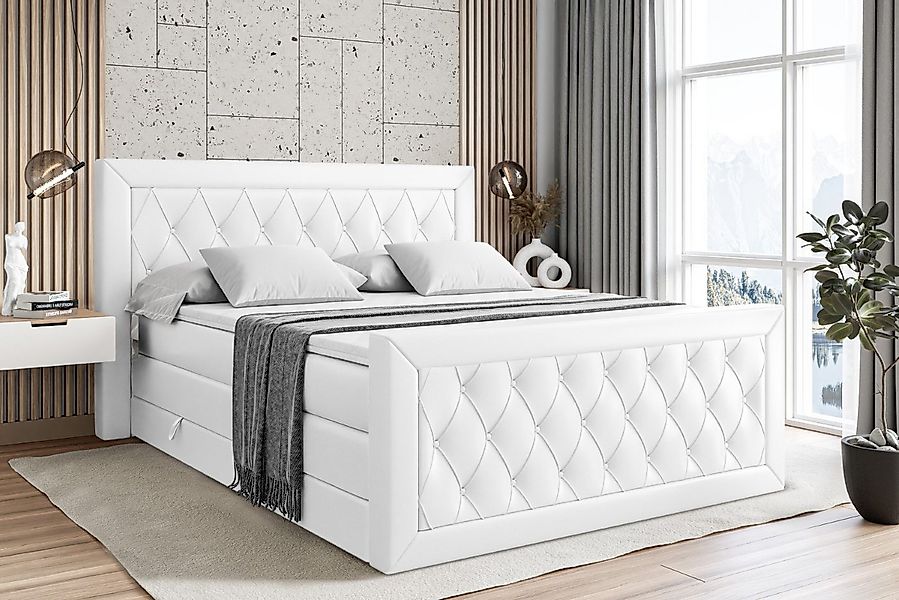 ALTDECOR Boxspringbett NOEL-Z KING (Multipocket-Matratze H4 und H3 Matratze günstig online kaufen