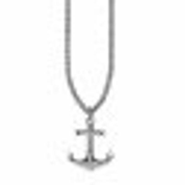 Anhänger mit Kette 925/- Sterling Silber rhodiniert Anker günstig online kaufen