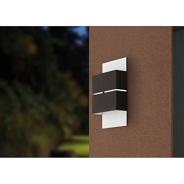 EGLO LED Außen-Wandleuchte »Kibea«, 2 flammig, Leuchtmittel LED-Board   LED günstig online kaufen